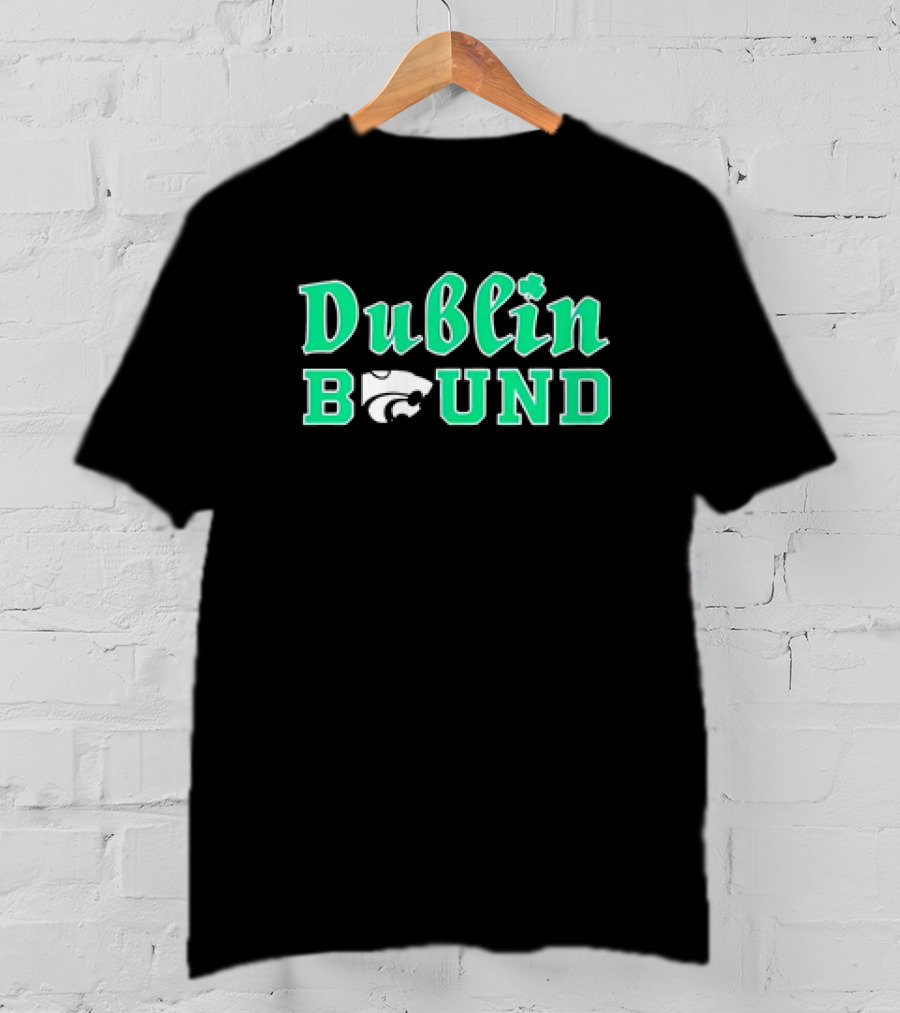 Kansas State Wildcats Dublin Bound Football T-Shirt