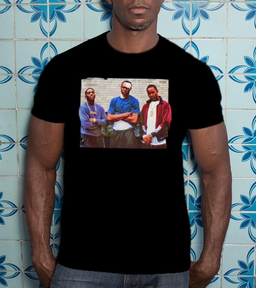 Paid In Full Movie Calvin Scene With Three Men In Streetwear Clothing T-Shirt