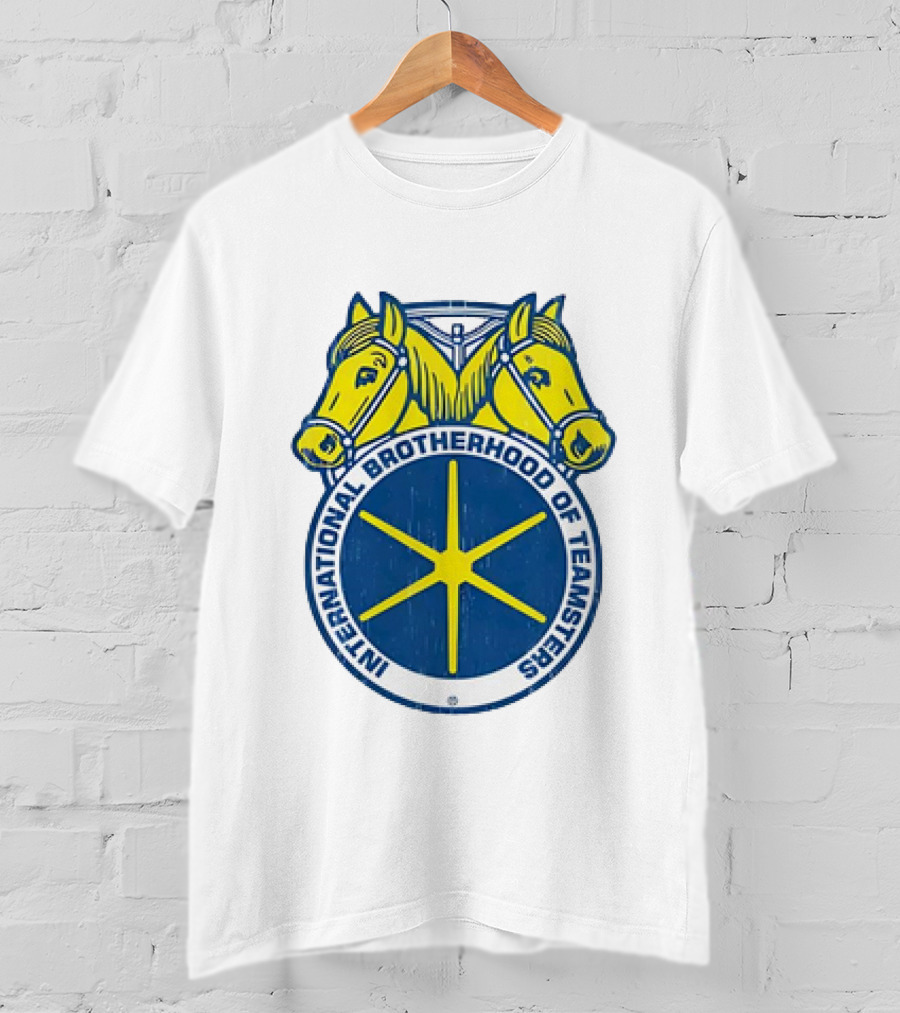 International Brotherhood Of Teamsters Emblem With Dual Horses T-Shirt
