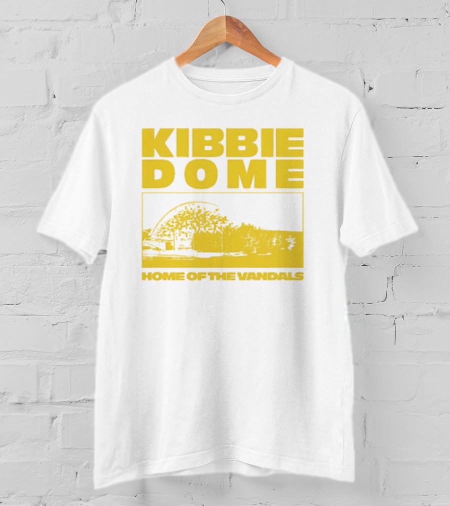 Kibbie Dome Home Of The Vandals Idaho Vintage Newspaper T-Shirt