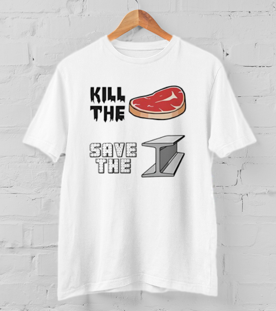 Kill The Meat Save The Metal T-Shirt