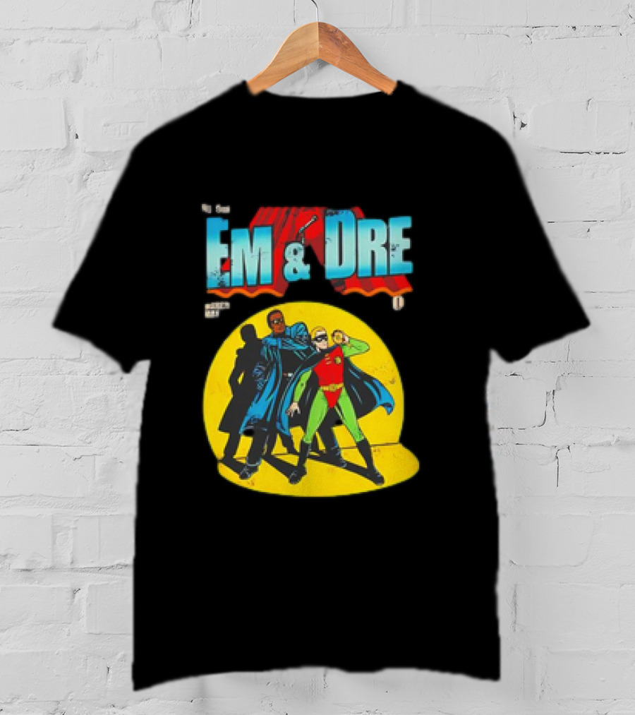 The Real Em And Dre Comic Superheroes Issue One T-Shirt
