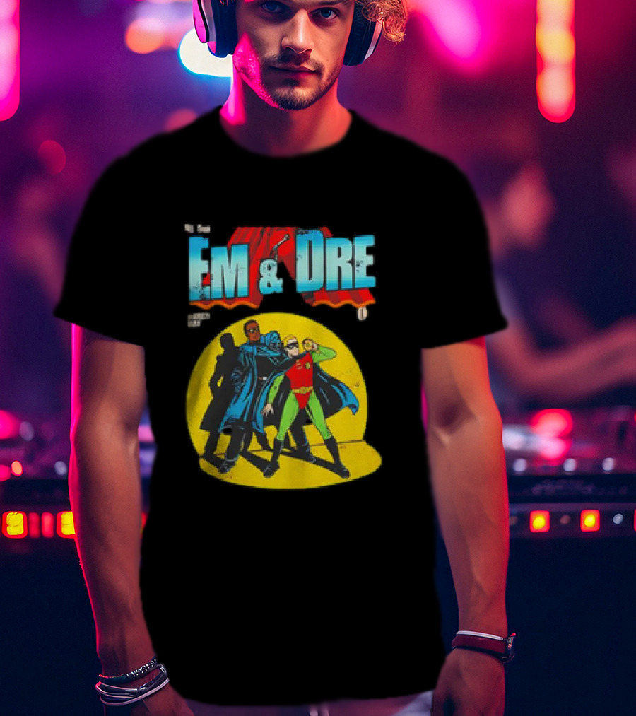 The Real Em And Dre Comic Superheroes Issue One T-Shirt