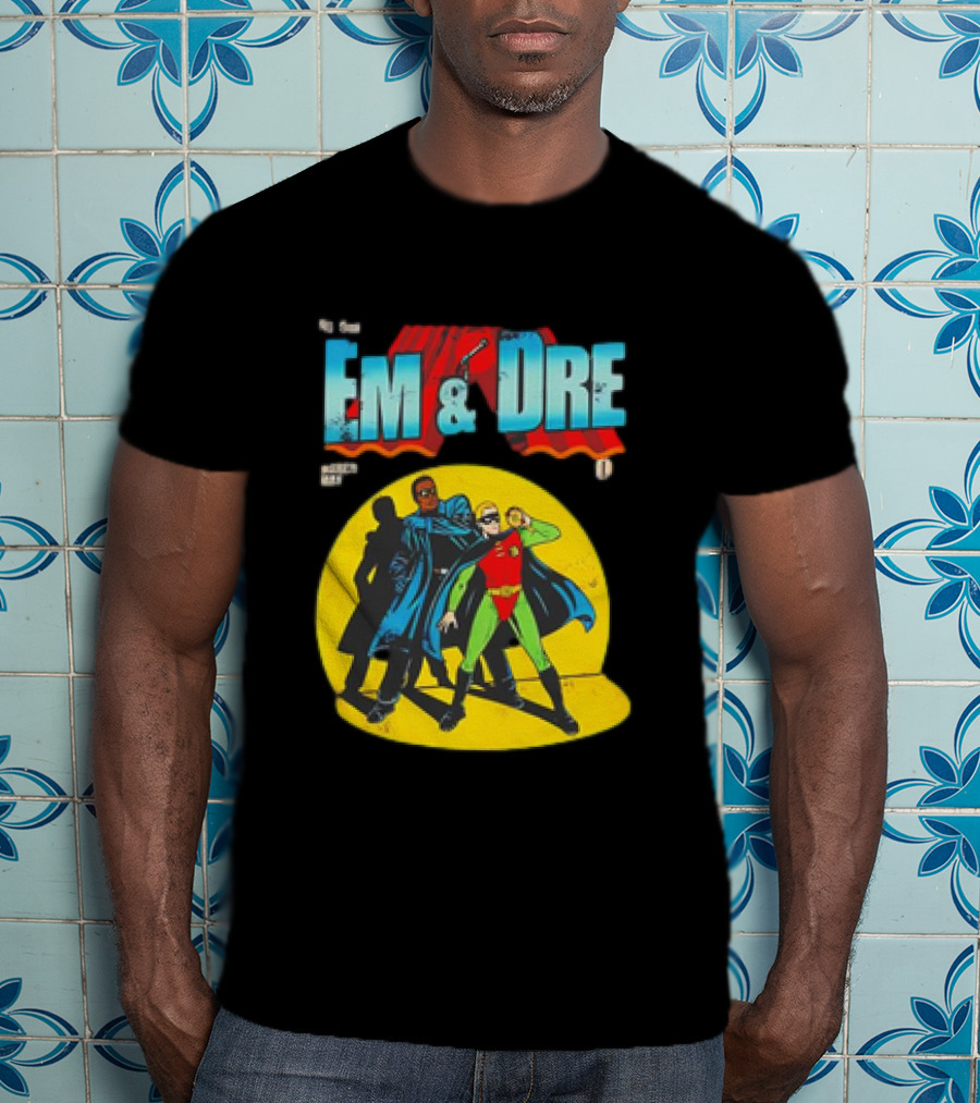 The Real Em And Dre Comic Superheroes Issue One T-Shirt