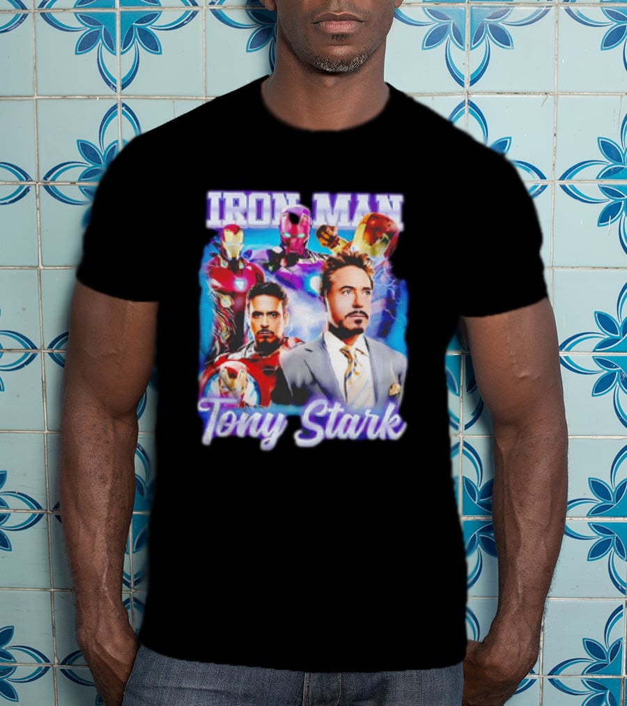 Iron Man Tony Stark Marvel Studio T-Shirt