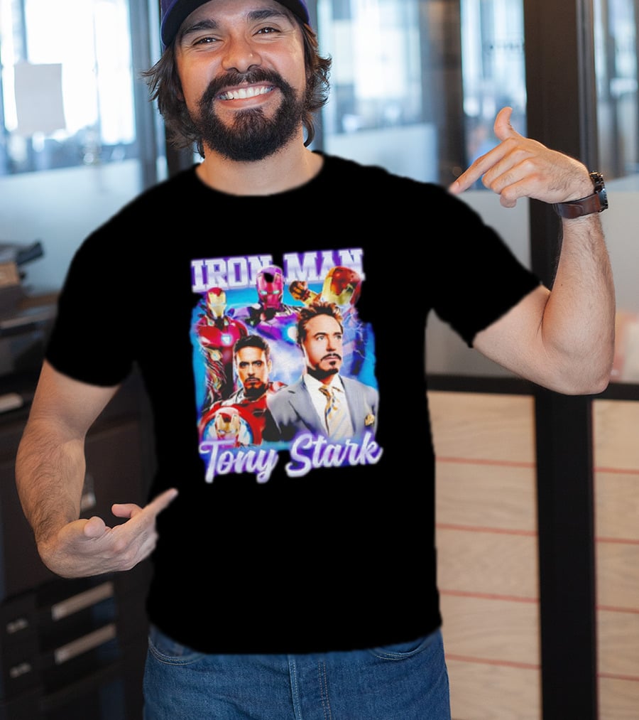 Iron Man Tony Stark Marvel Studio T-Shirt