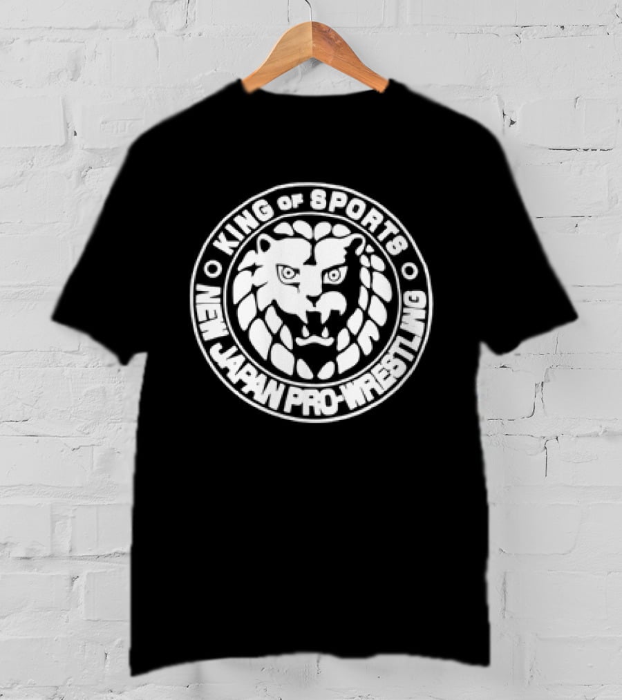 King Of Sports New Japan Pro Wrestling Lion T-Shirt