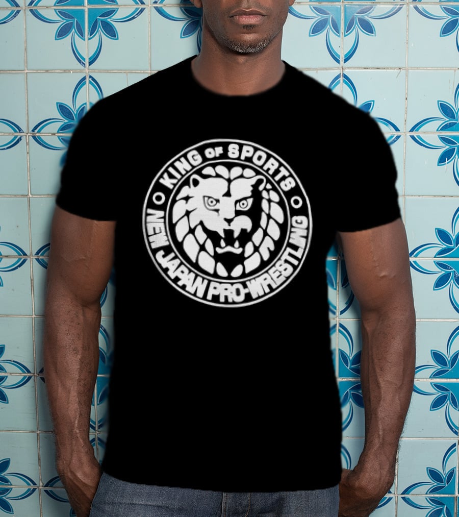 King Of Sports New Japan Pro Wrestling Lion T-Shirt