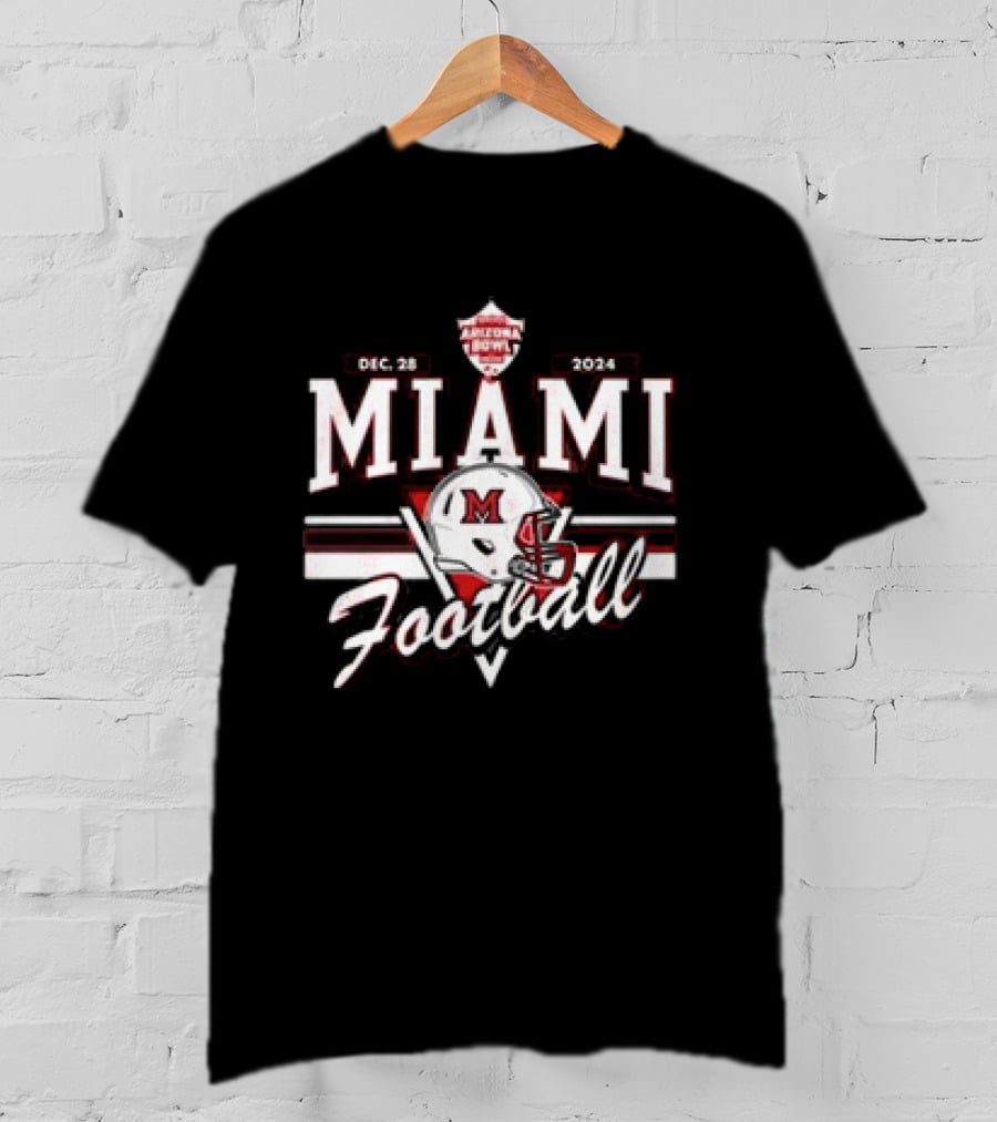 Miami RedHawks Arizona Bowl Football Dec 28 T-Shirt
