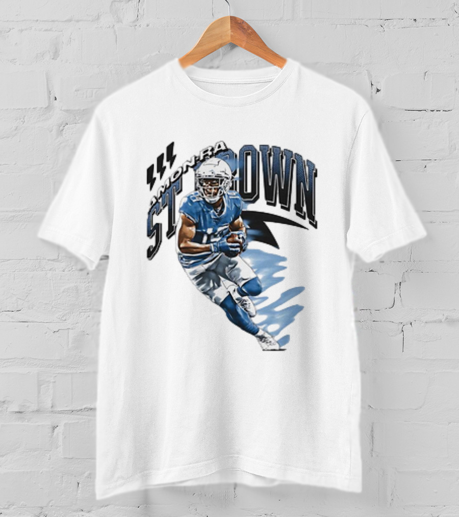 Amon-Ra St. Brown Detroit Lions NFL Football Retro Vintage T-Shirt