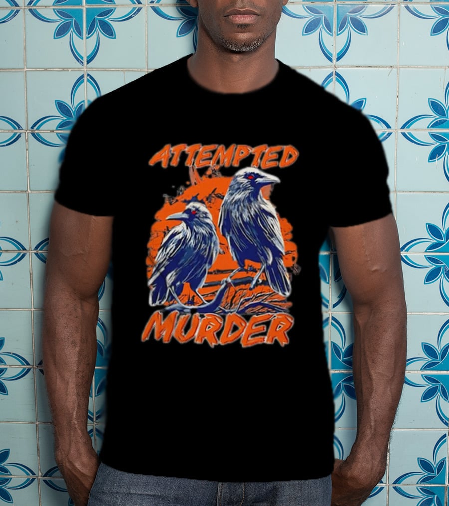 Attempted Murder Vintage Ravens T-Shirt