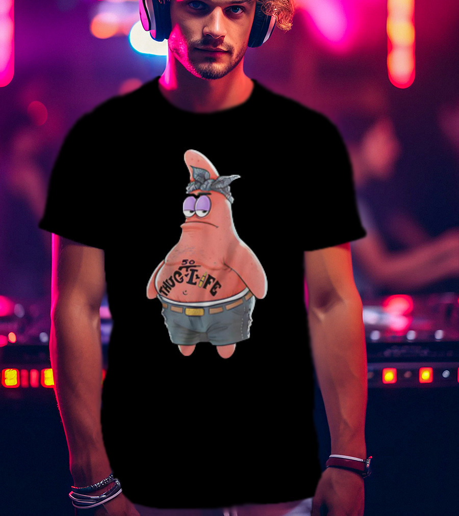 Patrick Star Thug Life So Gangster T-Shirt