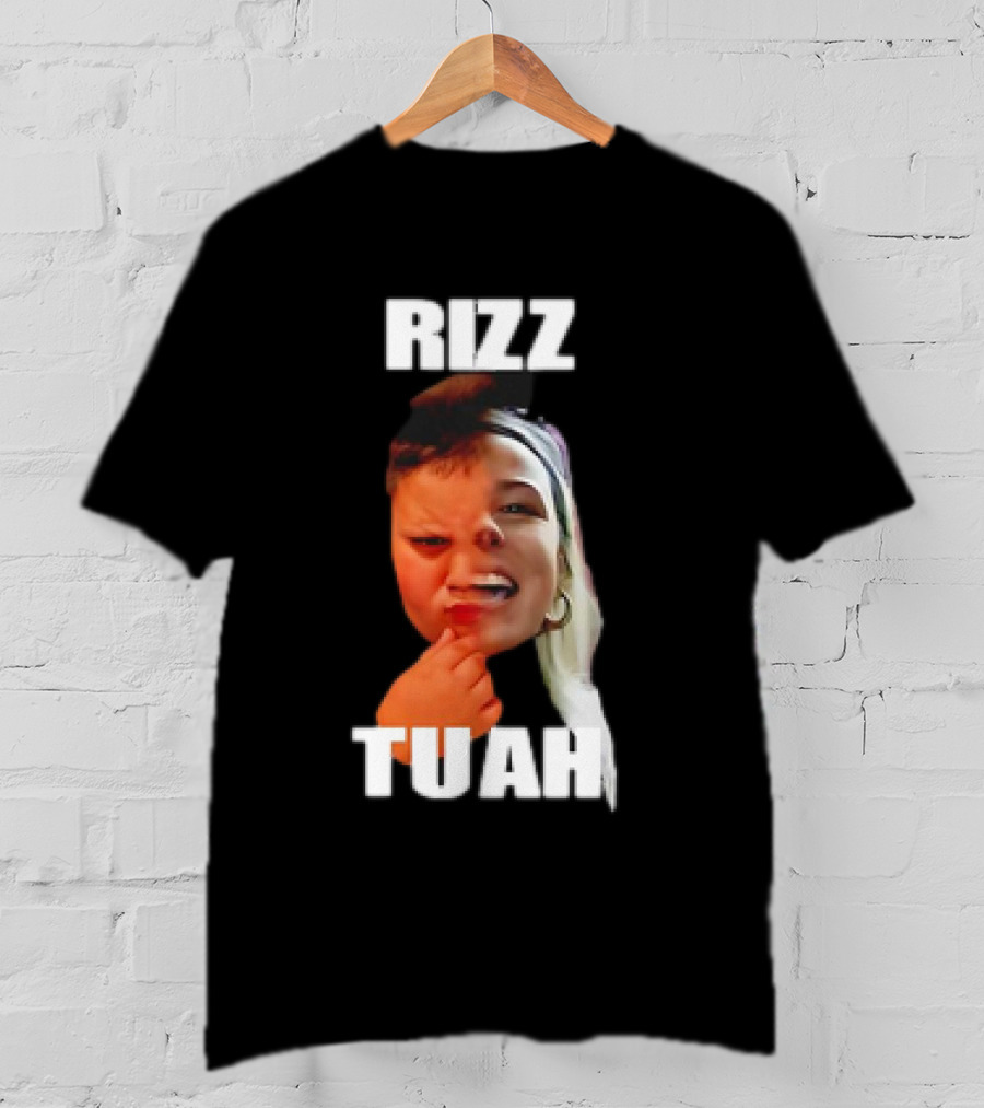 Rizz Tuah Hawk Rizzler Face Mashup T-Shirt