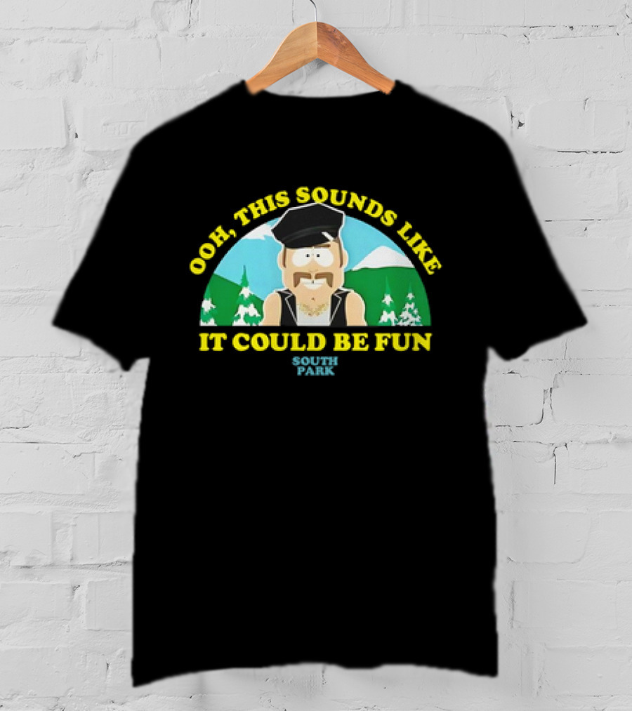 Ooh This Sounds Like It Could Be Fun South Park Vintage Biker Character T-Shirt