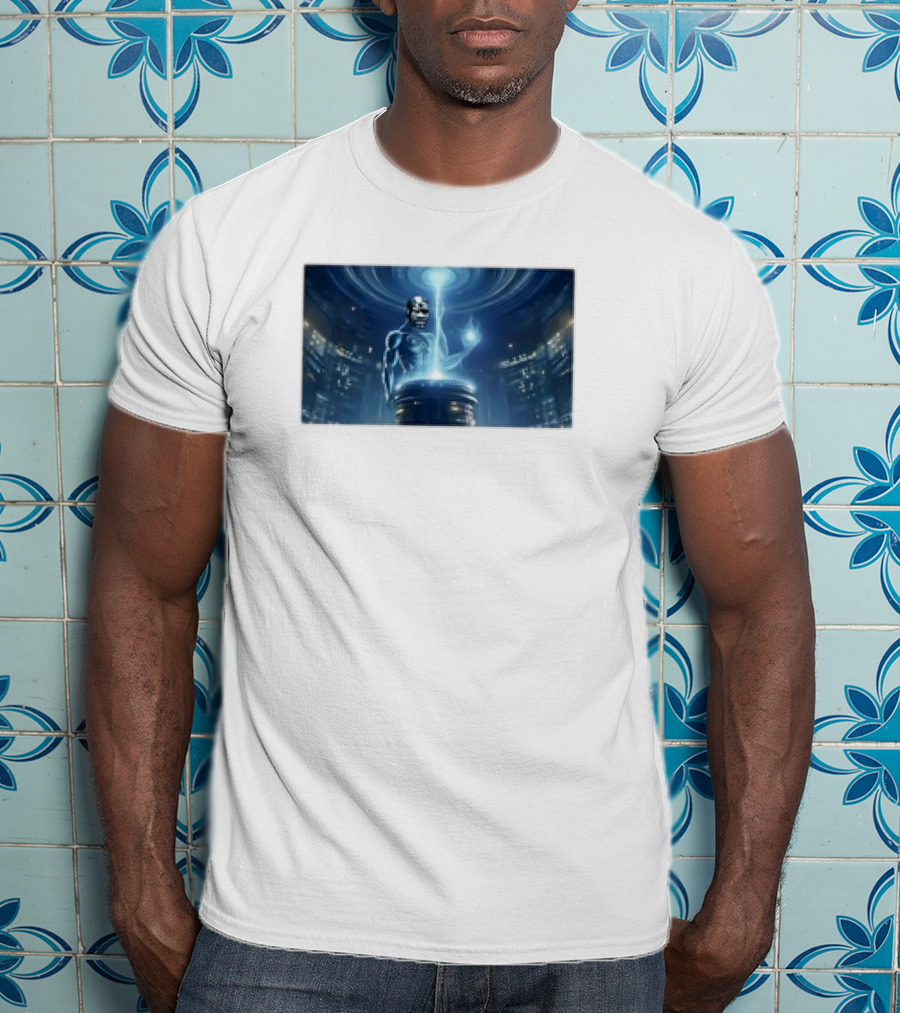 George Droyd Futuristic Reactor Energy Core Image T-Shirt