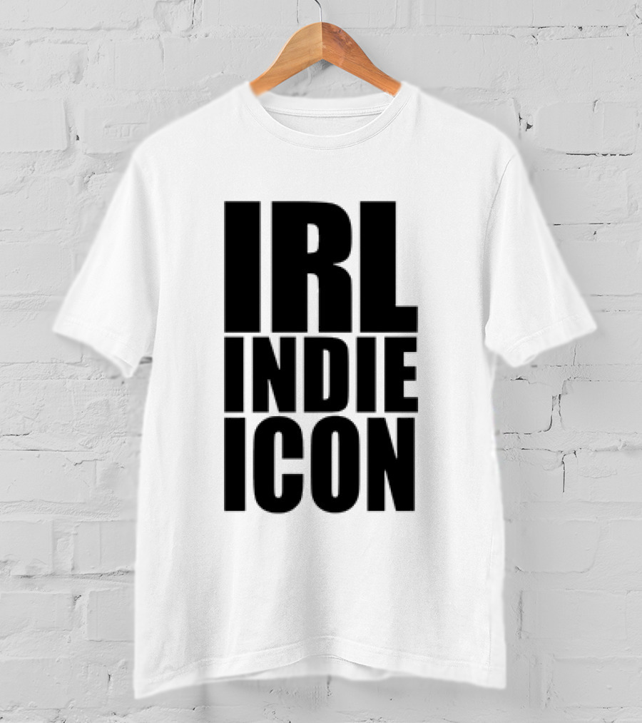 IRL Indie Icon Text Block T-Shirt