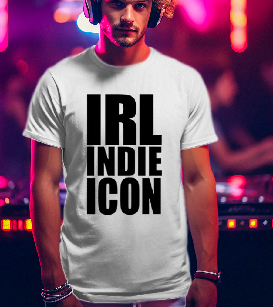 IRL Indie Icon Text Block T-Shirt