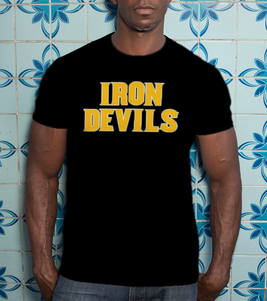 ASU Iron Devils Team Symbol Iconic Yellow T-Shirt