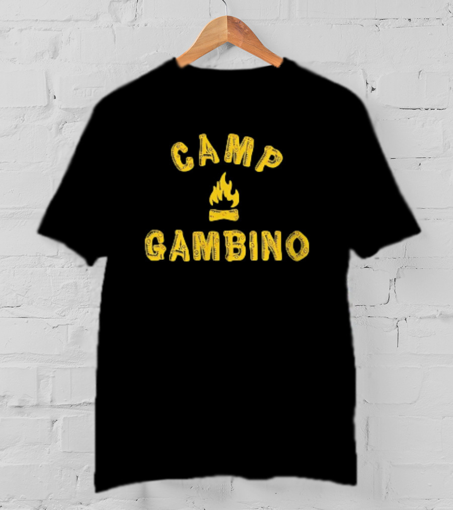 Camp Gambino Campfire Theme T-Shirt