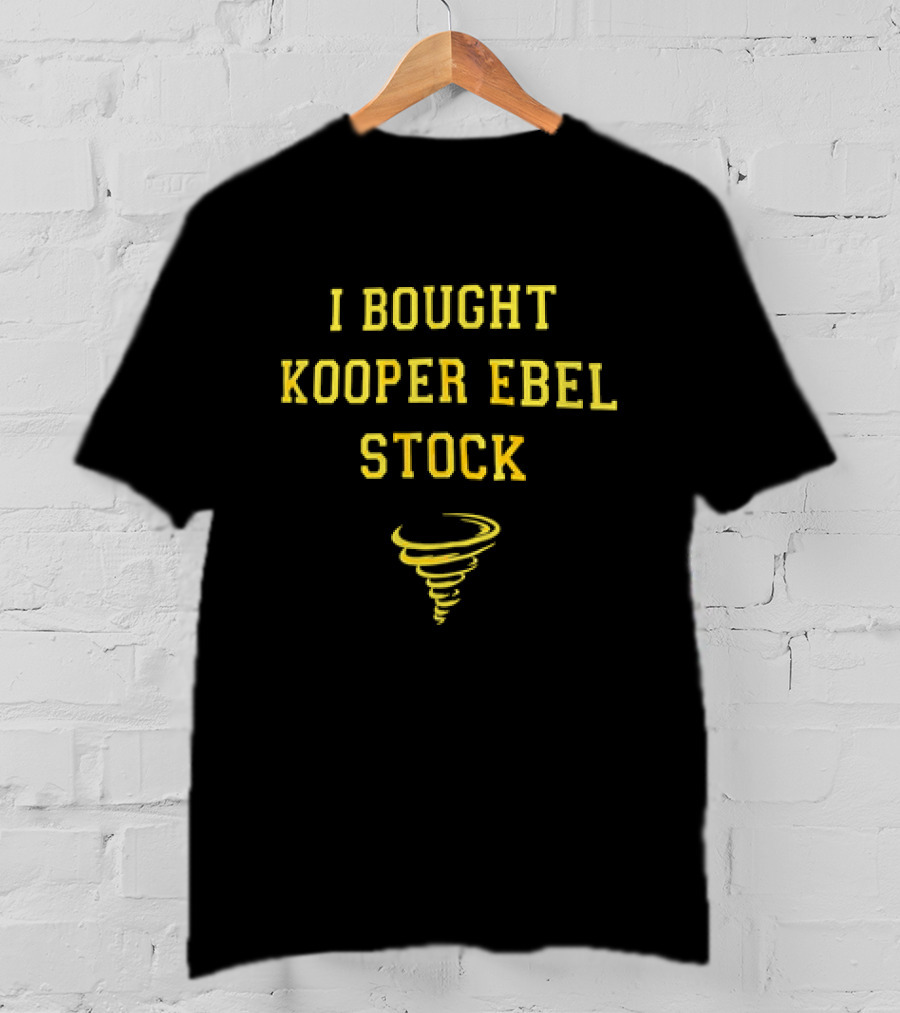 I Bought Kooper Ebel Stock Tornado Spiral T-Shirt