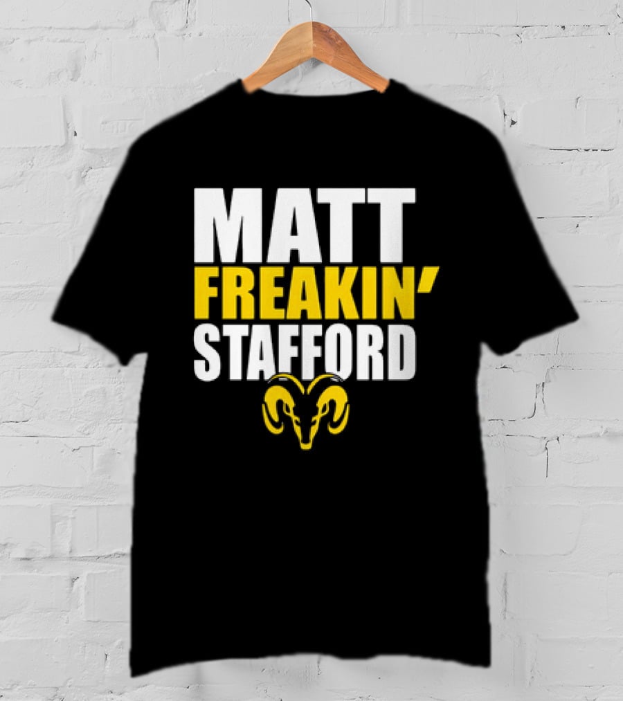 Los Angeles Rams Matt Freakin’ Stafford Iconic Ram T-Shirt