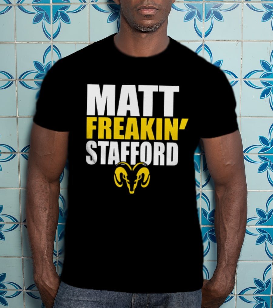 Los Angeles Rams Matt Freakin’ Stafford Iconic Ram T-Shirt