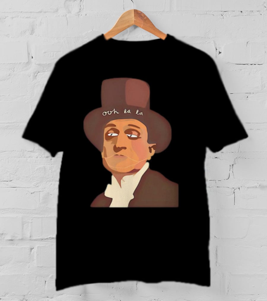 The Man Ooh La La Top Hat Gentleman Vintage Caricature Essential T-Shirt