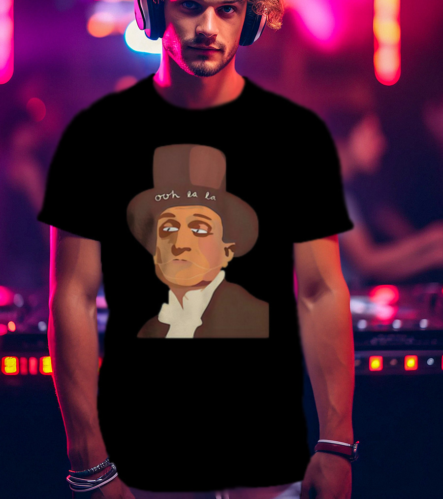 The Man Ooh La La Top Hat Gentleman Vintage Caricature Essential T-Shirt