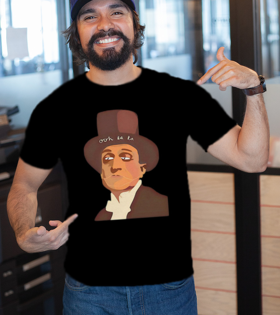 The Man Ooh La La Top Hat Gentleman Vintage Caricature Essential T-Shirt