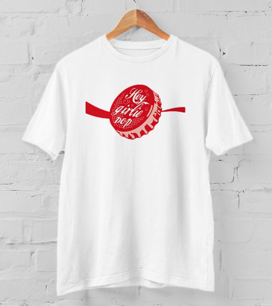 Hey Girlie Pop Soda Cap T-Shirt