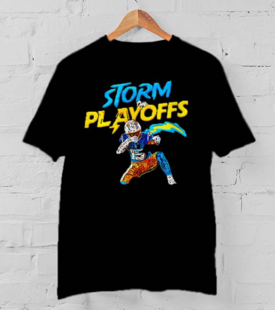 Storm The Playoffs Los Angeles Rams Demarcus Robinson Football T-Shirt