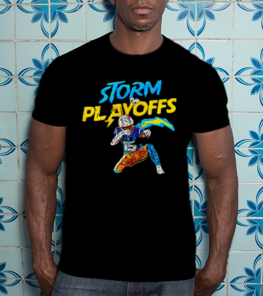 Storm The Playoffs Los Angeles Rams Demarcus Robinson Football T-Shirt