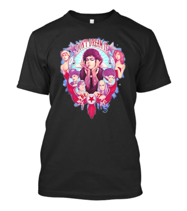 The Rocky Horror Picture Show Don't Dream It Be It Retro Character Collage T-Shirt