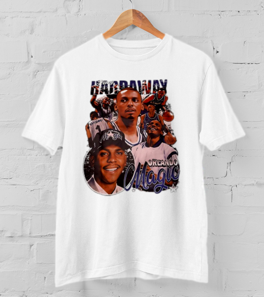 Hardaway Orlando Magic Retro Basketball Legend T-Shirt