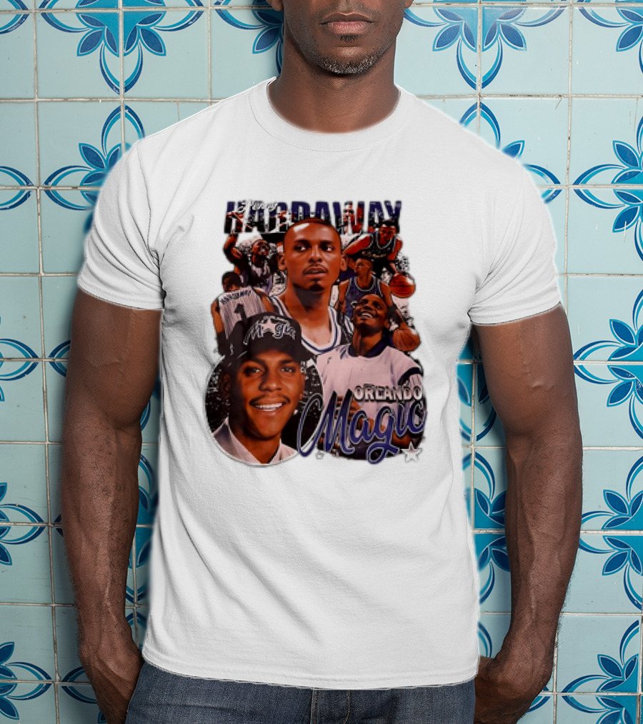 Hardaway Orlando Magic Retro Basketball Legend T-Shirt