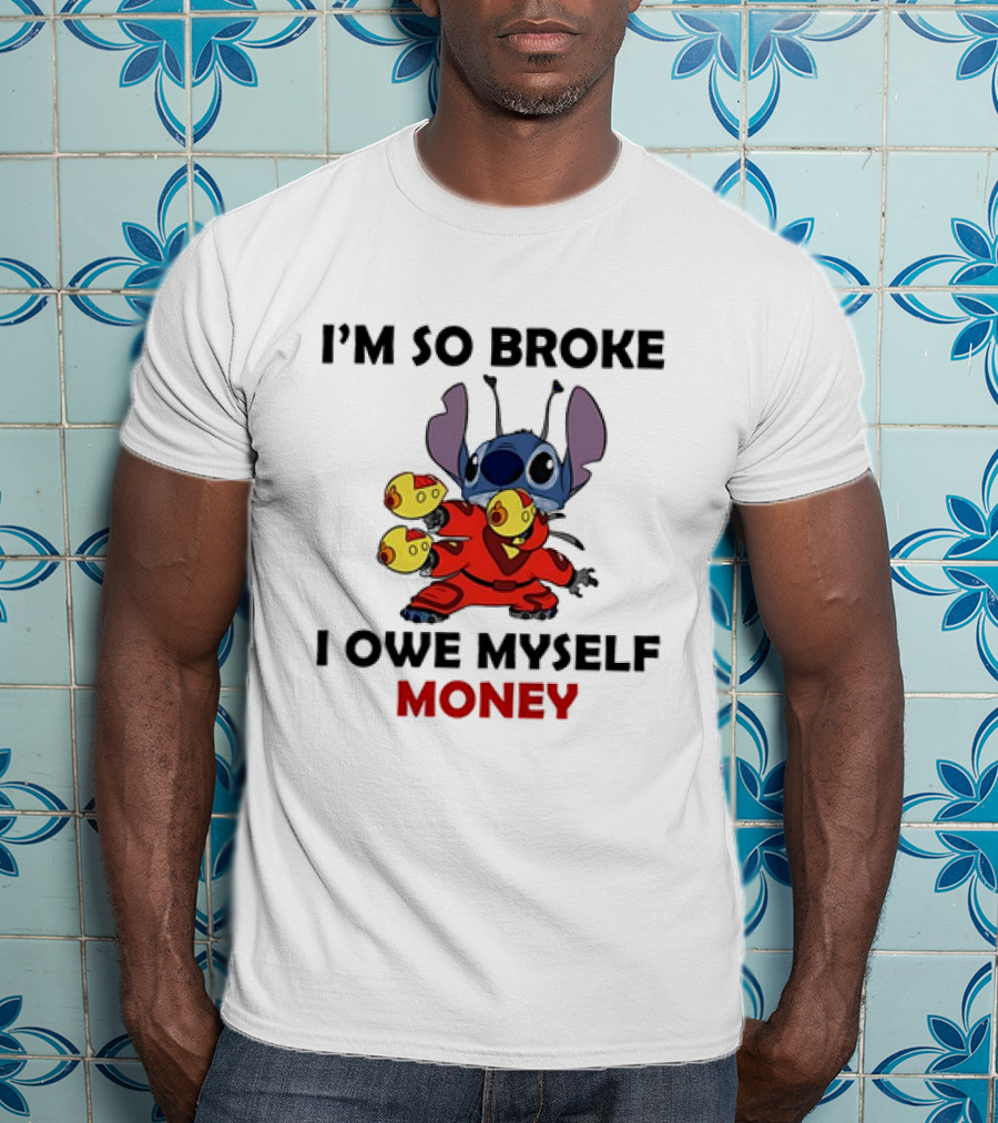 I’m So Broke I Owe Myself Money Stitch Collecting Rubber Duckies T-Shirt