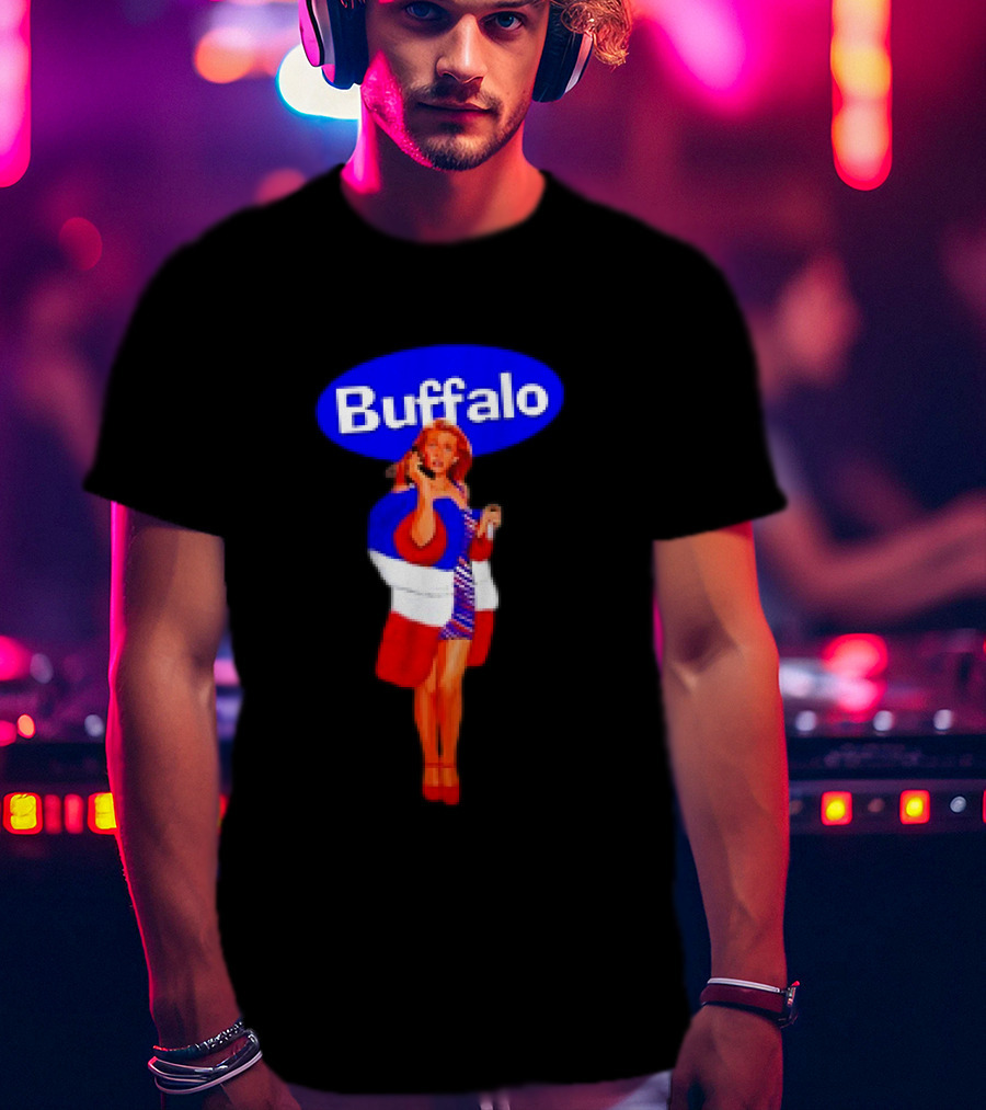 Buffalo Clueless Mafia Cher Iconic Look In Red White Blue T-Shirt
