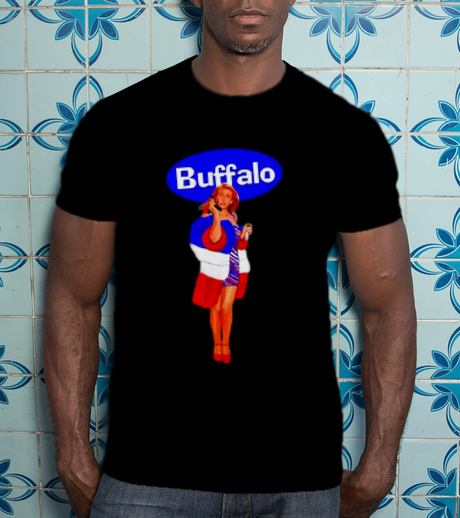 Buffalo Clueless Mafia Cher Iconic Look In Red White Blue T-Shirt