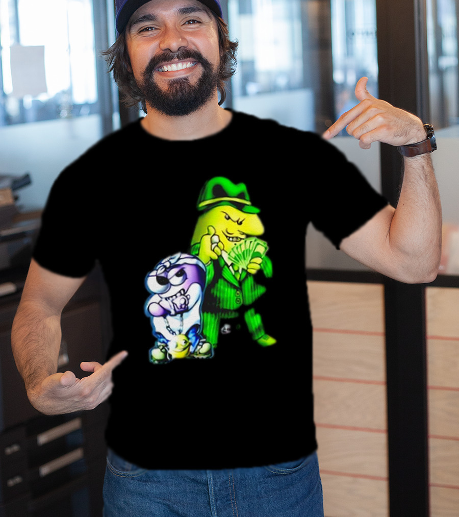Cool Gangsta Friends Smiling Money Holders T-Shirt