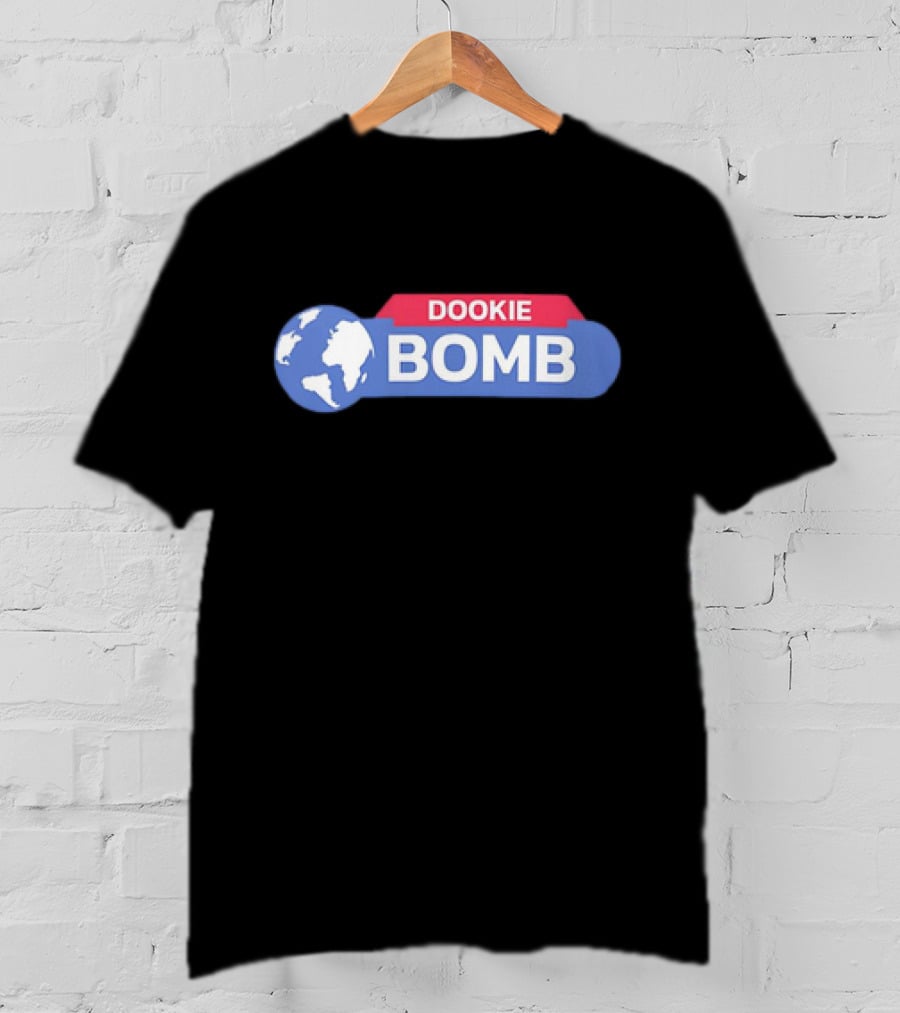 Dookie Bomb Earth Cartoon Planet T-Shirt