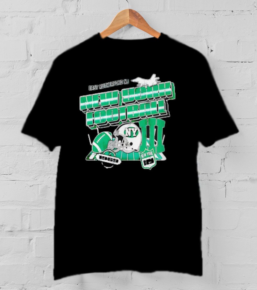 East Rutherford NJ New York Football NY Gang Green III T-Shirt