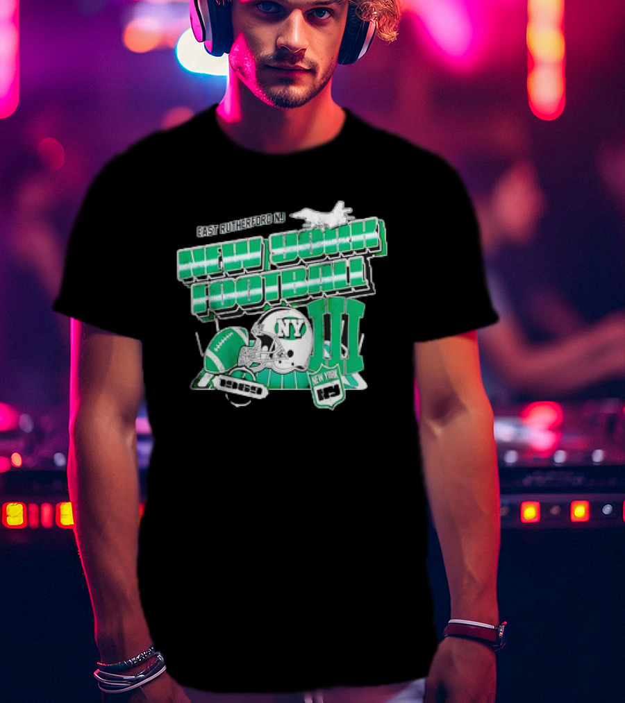 East Rutherford NJ New York Football NY Gang Green III T-Shirt
