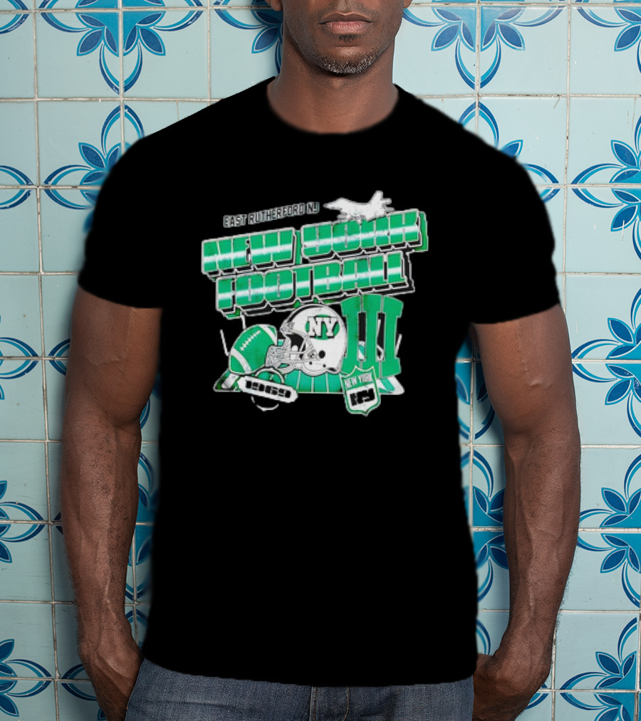 East Rutherford NJ New York Football NY Gang Green III T-Shirt