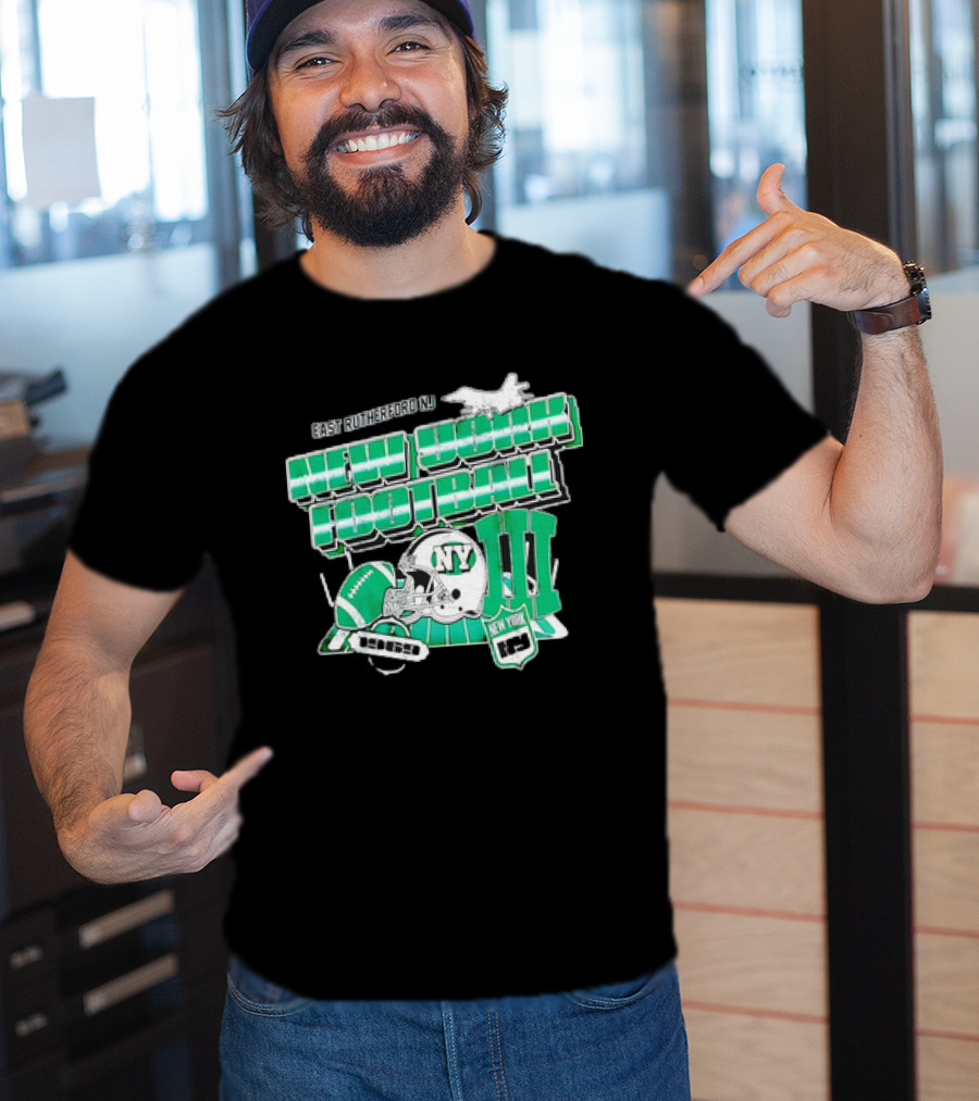 East Rutherford NJ New York Football NY Gang Green III T-Shirt