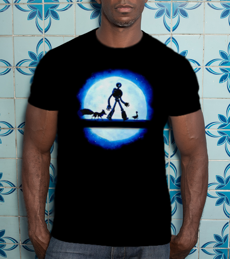 Hakuna Robot Journey With Fox And Goose To The Moon T-Shirt