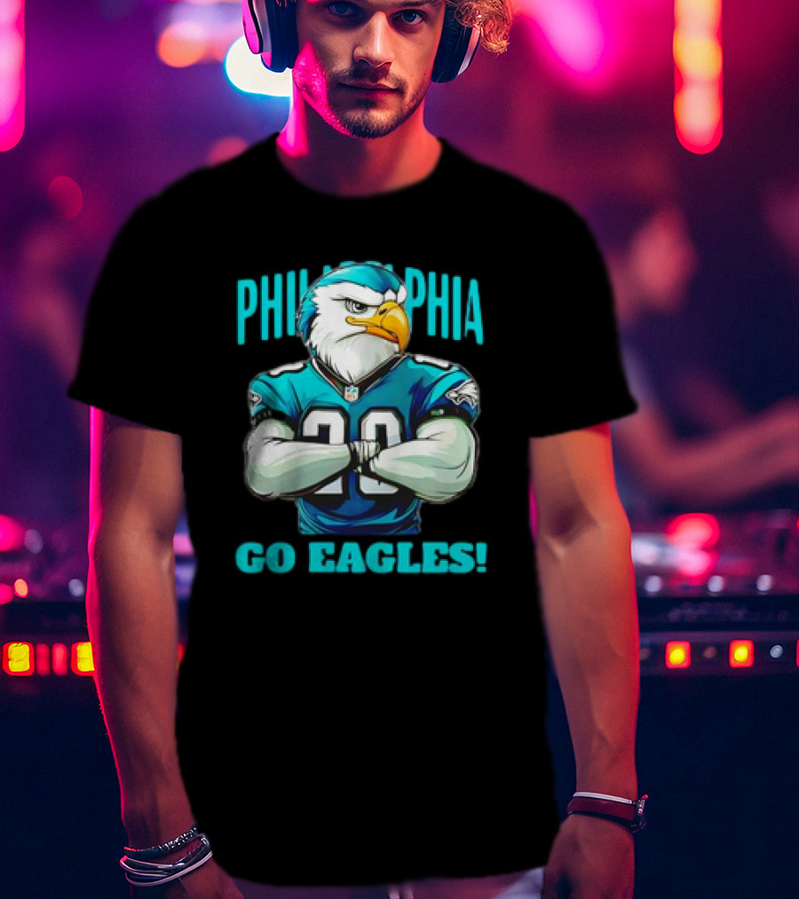 Philadelphia Eagles Mascot Go Eagles NFL Football T-Shirt