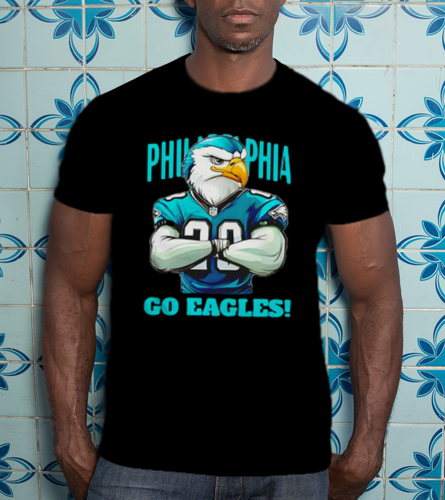 Philadelphia Eagles Mascot Go Eagles NFL Football T-Shirt