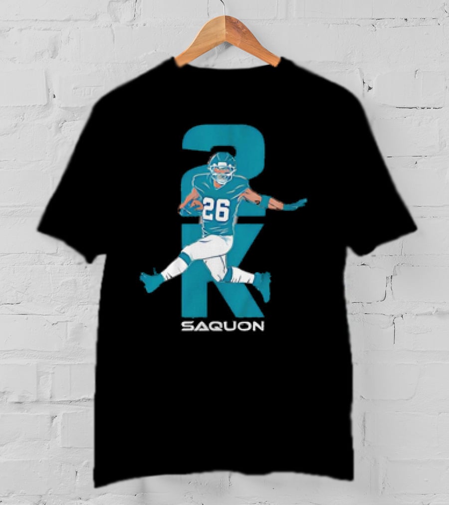 2K Saquon 26 Philadelphia Eagles NFL Football Vintage T-Shirt