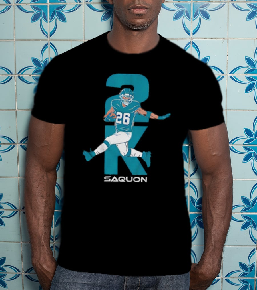 2K Saquon 26 Philadelphia Eagles NFL Football Vintage T-Shirt