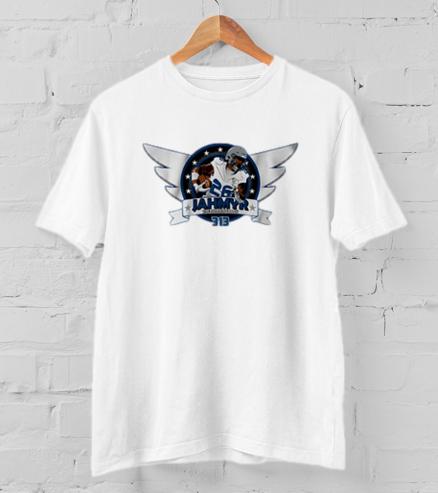 Jahmyr Gibbs 26 Detroit Lions 313 Running Back Wings Vintage T-Shirt